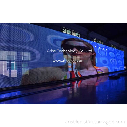 LED Mesh Curtain Display InDoor P5 P6 P7.62 OutDoor P12 P16 LED mesh displays/Curtain LED Display P6.25/P8.9/P10/P10.4/P12.5/P15